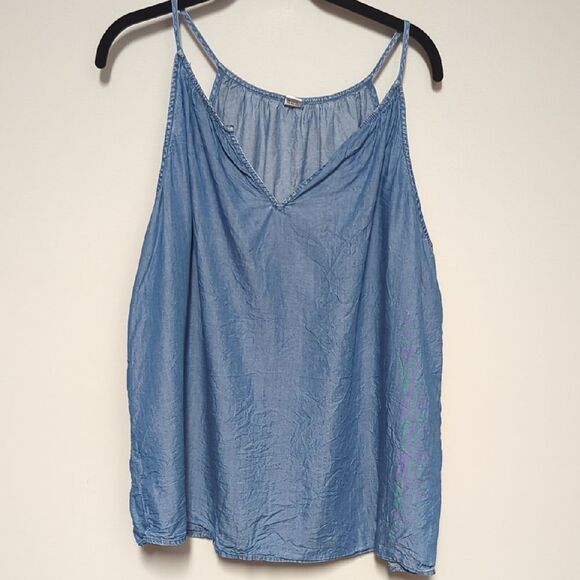 Old Navy Blue Relaxed Camisole Top - Picture 1 of 4